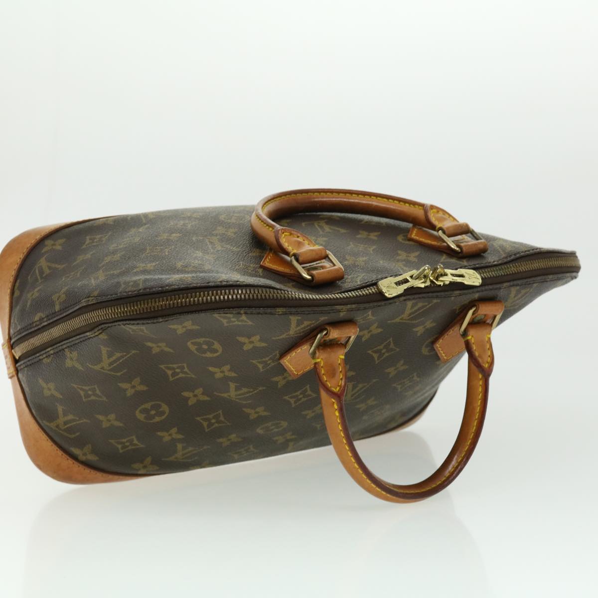 LOUIS VUITTON Monogram Alma Hand Bag M51130 LV Auth tp334