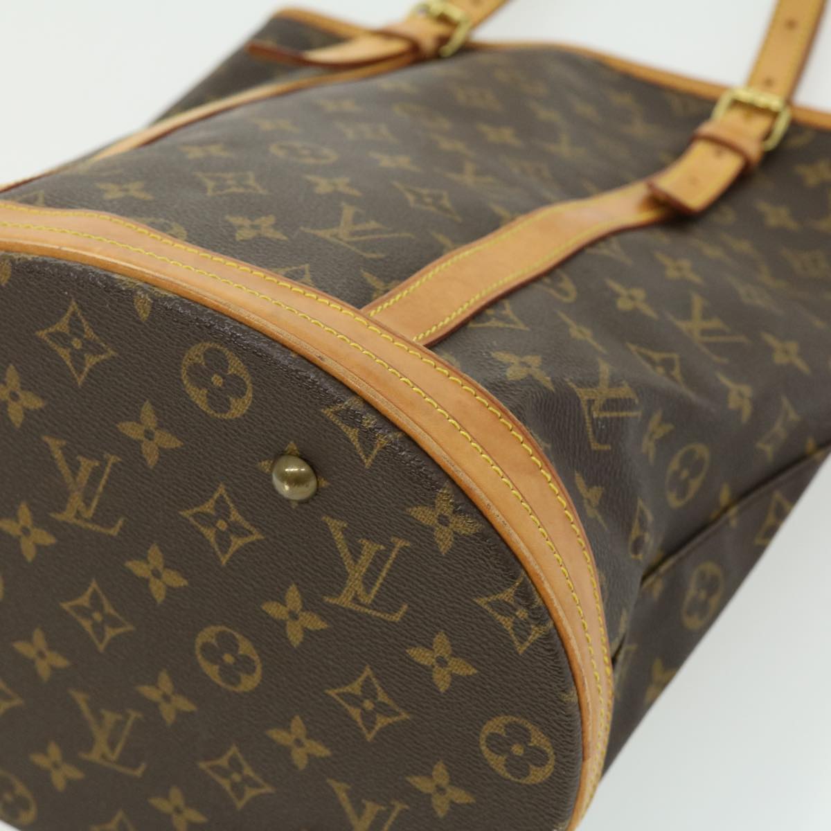 LOUIS VUITTON Monogram Bucket GM Shoulder Bag M42236 LV Auth tp337