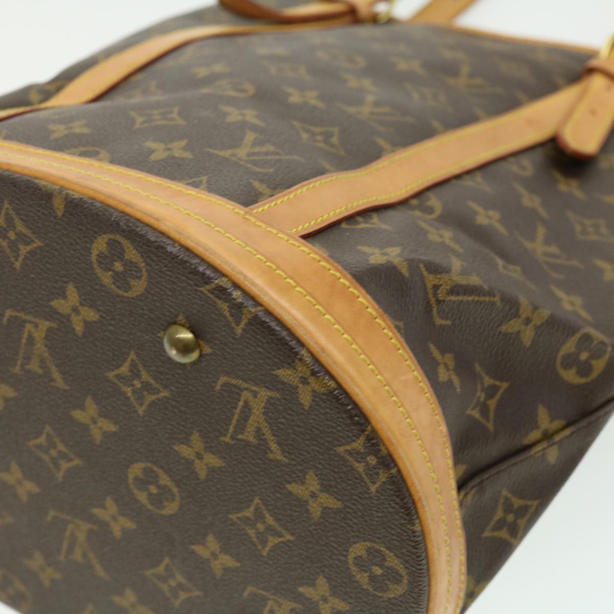 LOUIS VUITTON Monogram Bucket GM Shoulder Bag M42236 LV Auth tp337