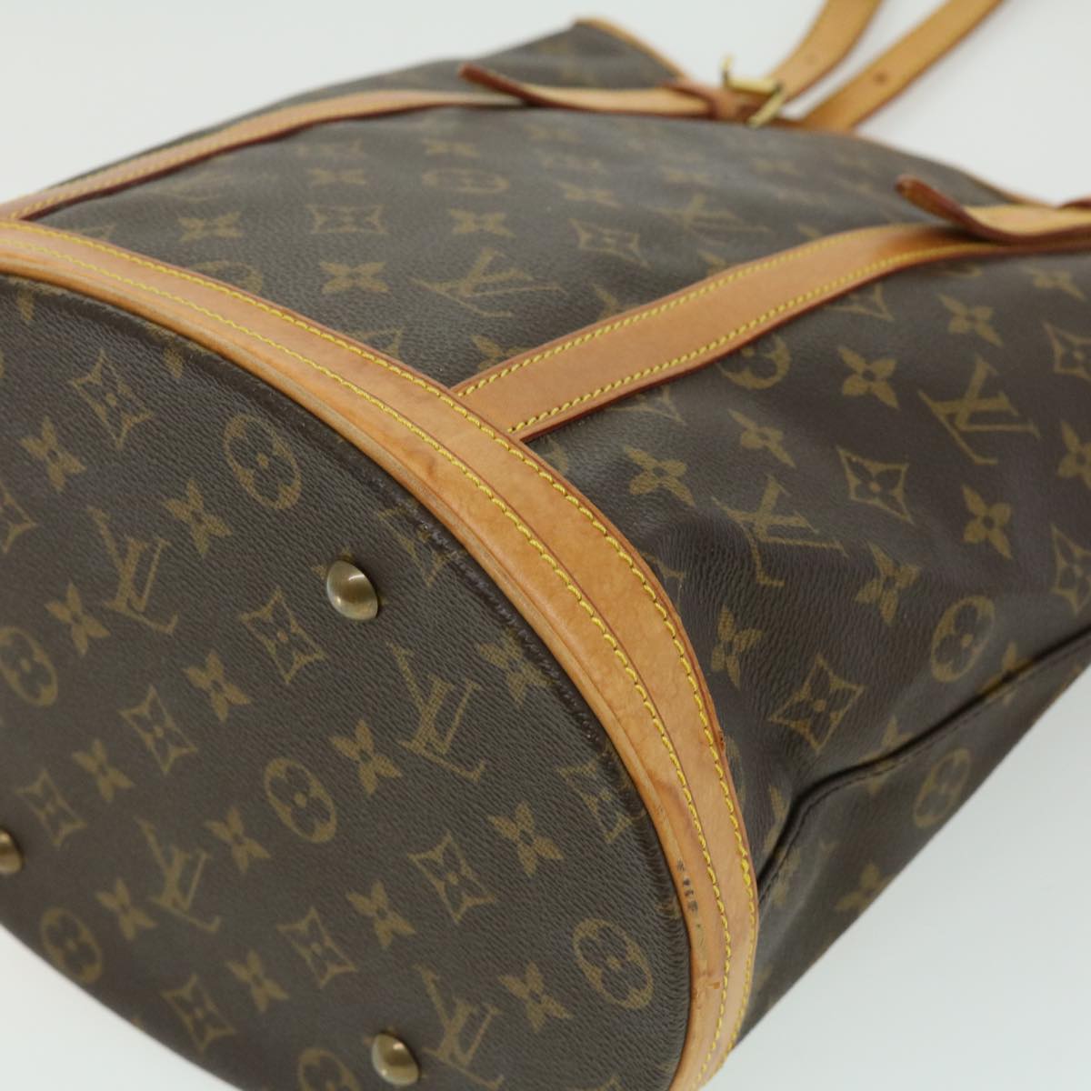 LOUIS VUITTON Monogram Bucket GM Shoulder Bag M42236 LV Auth tp339