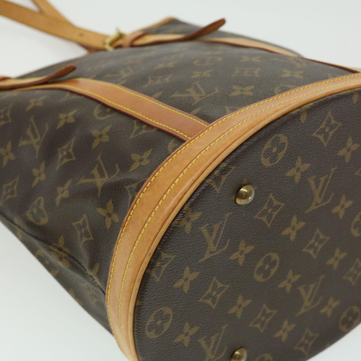 LOUIS VUITTON Monogram Bucket GM Shoulder Bag M42236 LV Auth tp339