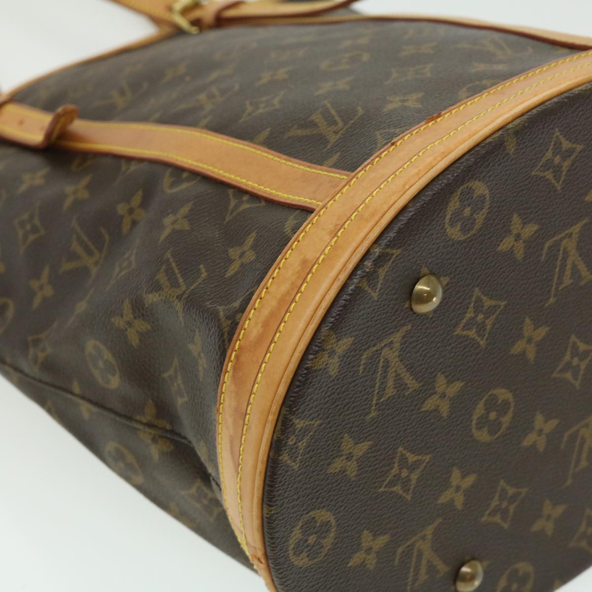 LOUIS VUITTON Monogram Bucket GM Shoulder Bag M42236 LV Auth tp339