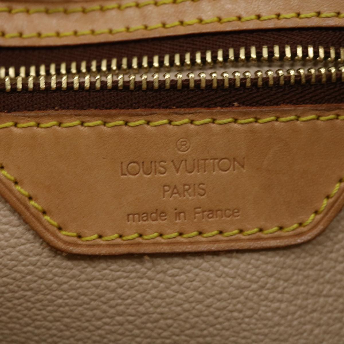 LOUIS VUITTON Monogram Bucket GM Shoulder Bag M42236 LV Auth tp339