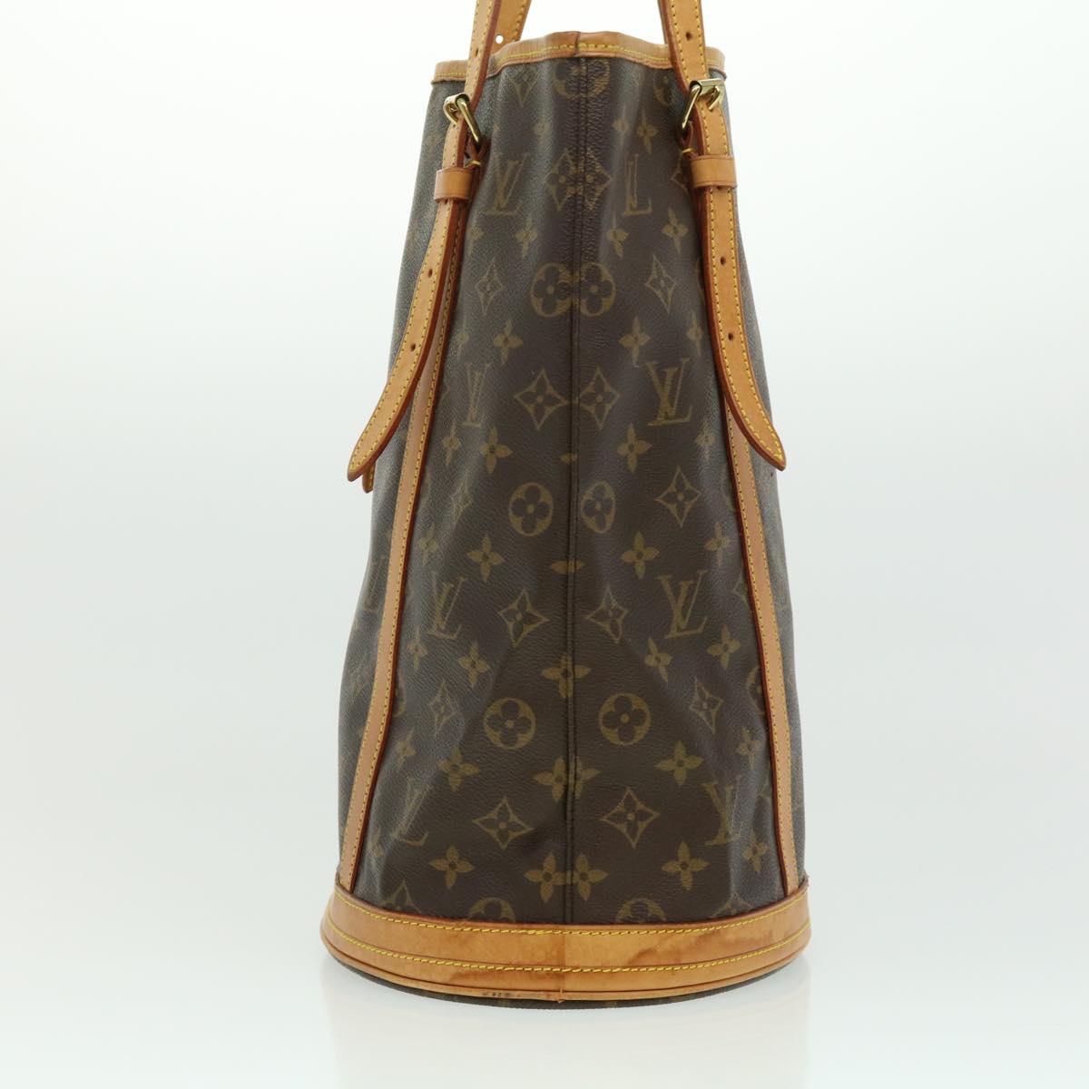 LOUIS VUITTON Monogram Bucket GM Shoulder Bag M42236 LV Auth tp339