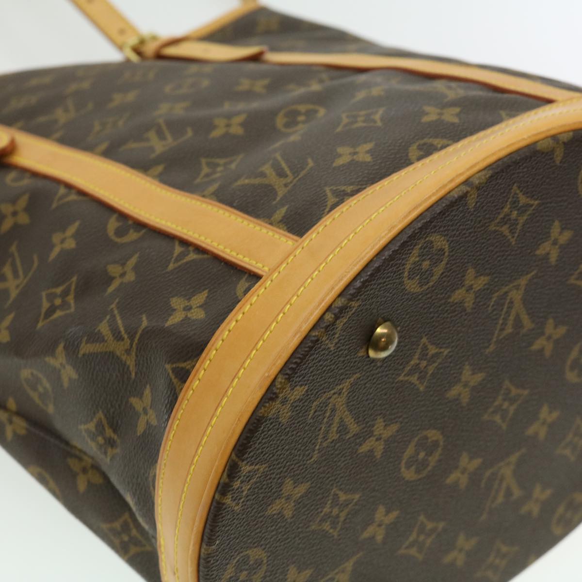 LOUIS VUITTON Monogram Bucket GM Shoulder Bag M42236 LV Auth tp341