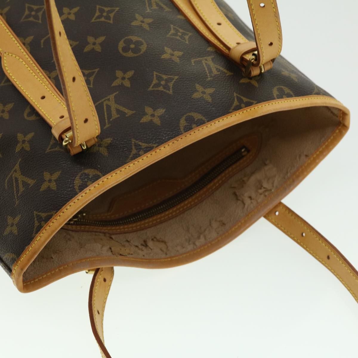 LOUIS VUITTON Monogram Bucket GM Shoulder Bag M42236 LV Auth tp341