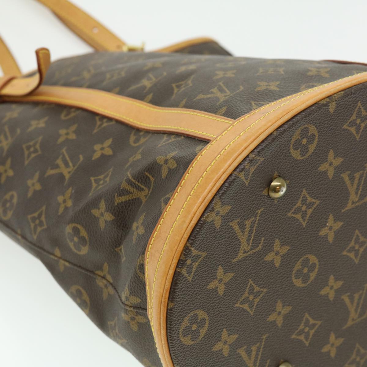 LOUIS VUITTON Monogram Bucket GM Shoulder Bag M42236 LV Auth tp345