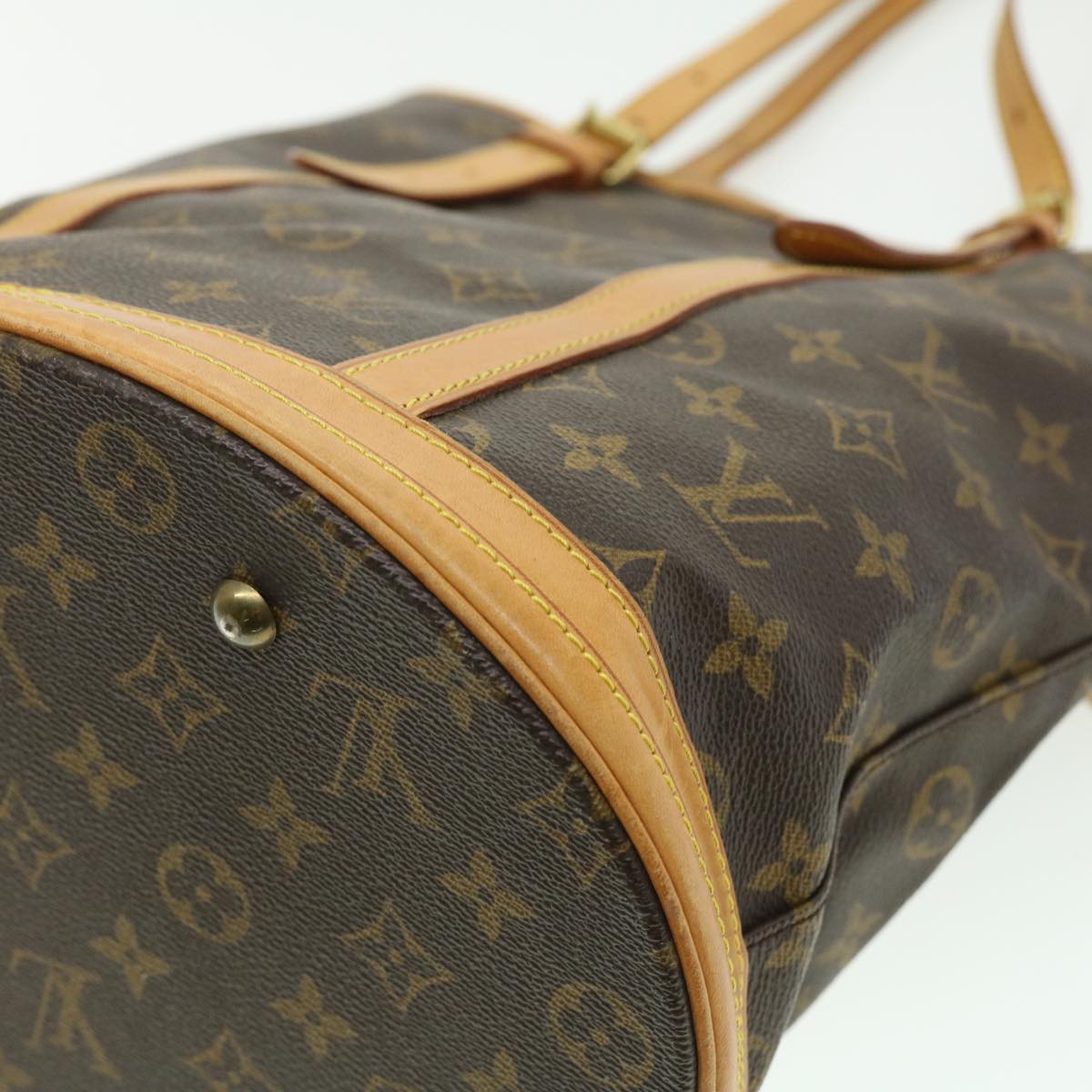 LOUIS VUITTON Monogram Bucket GM Shoulder Bag M42236 LV Auth tp345