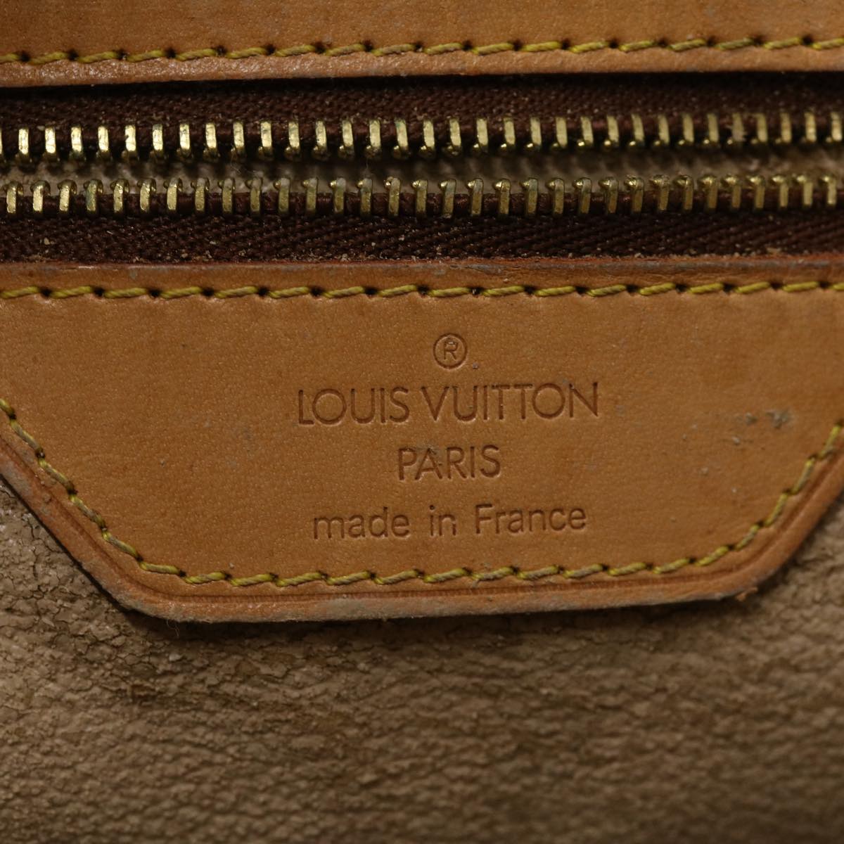 LOUIS VUITTON Monogram Bucket GM Shoulder Bag M42236 LV Auth tp345