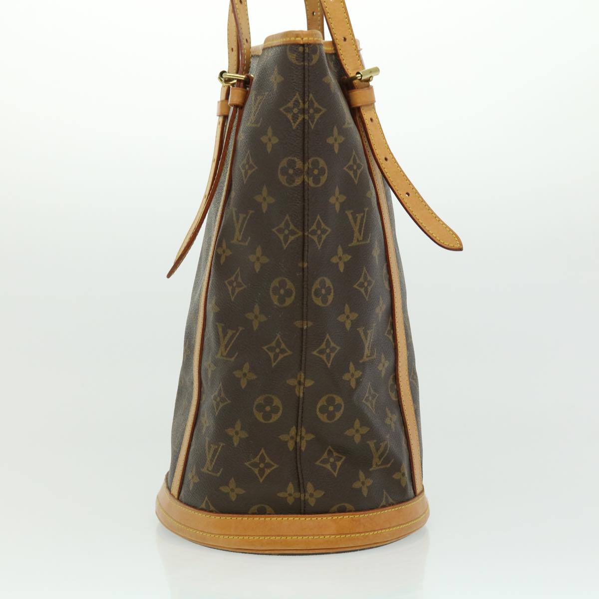 LOUIS VUITTON Monogram Bucket GM Shoulder Bag M42236 LV Auth tp345