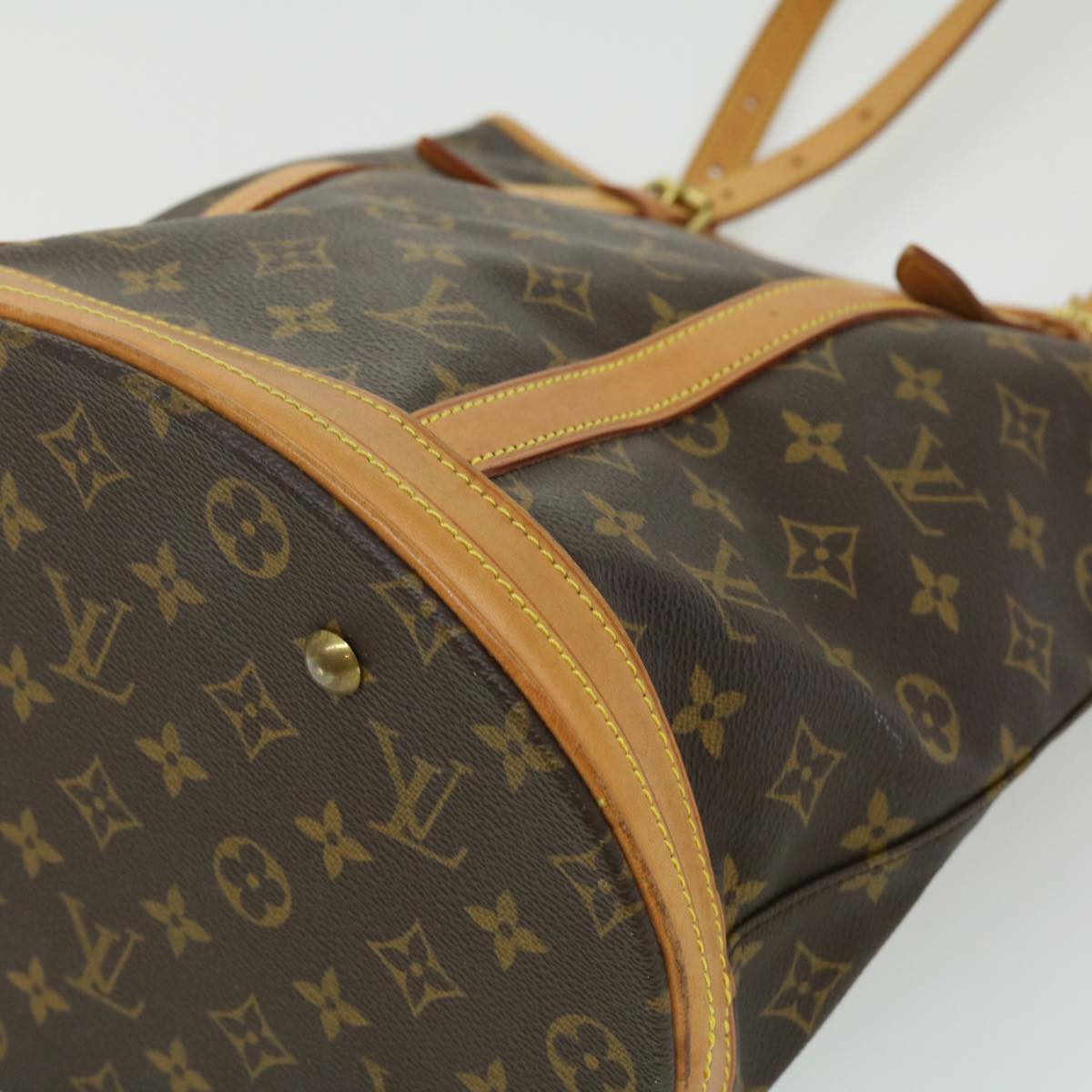 LOUIS VUITTON Monogram Bucket GM Shoulder Bag M42236 LV Auth tp347