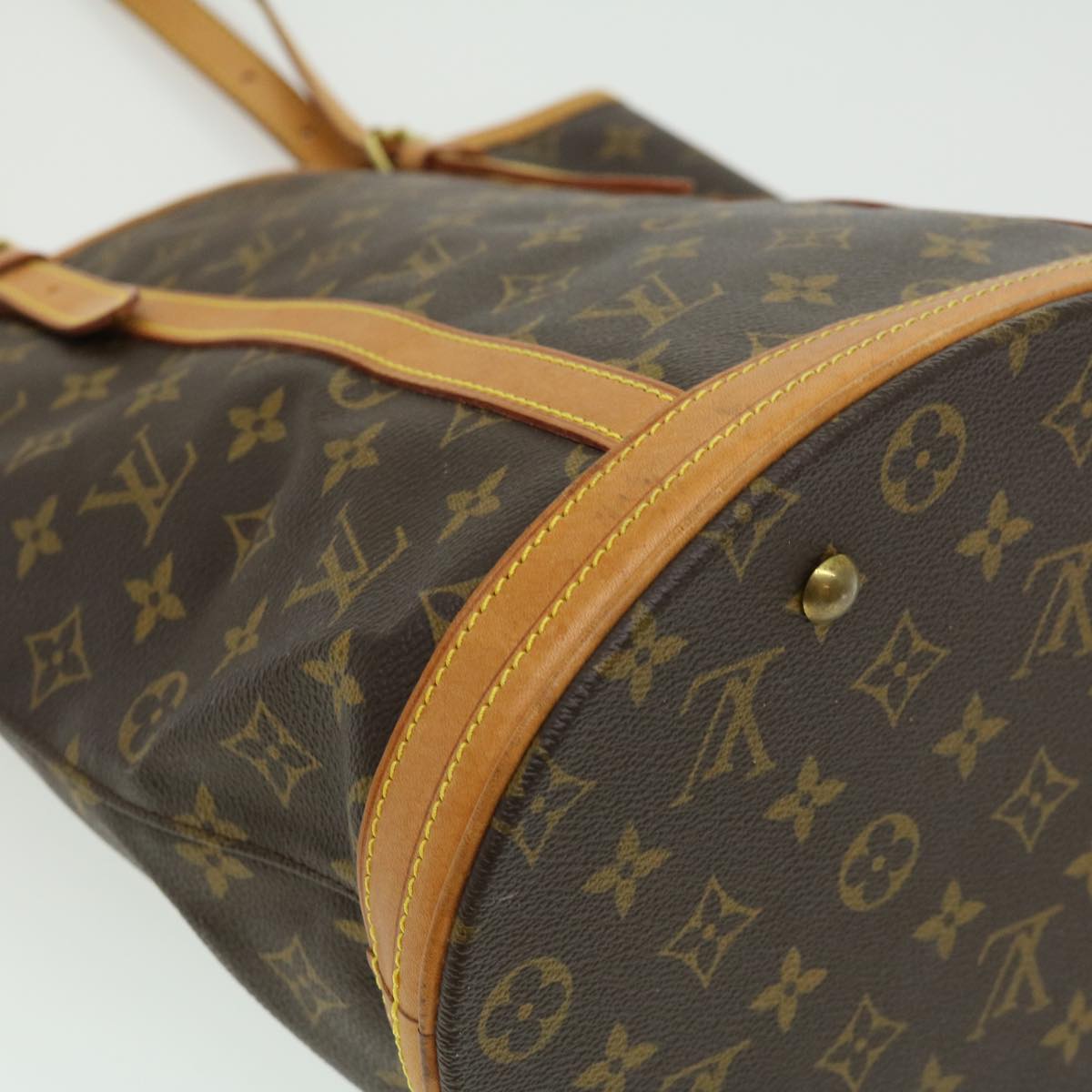 LOUIS VUITTON Monogram Bucket GM Shoulder Bag M42236 LV Auth tp347