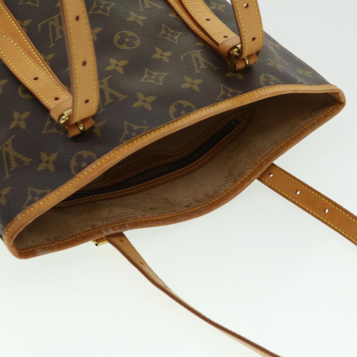 LOUIS VUITTON Monogram Bucket GM Shoulder Bag M42236 LV Auth tp347