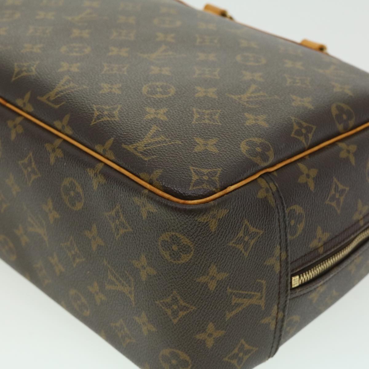 LOUIS VUITTON Monogram Deauville Hand Bag M47270 LV Auth tp349