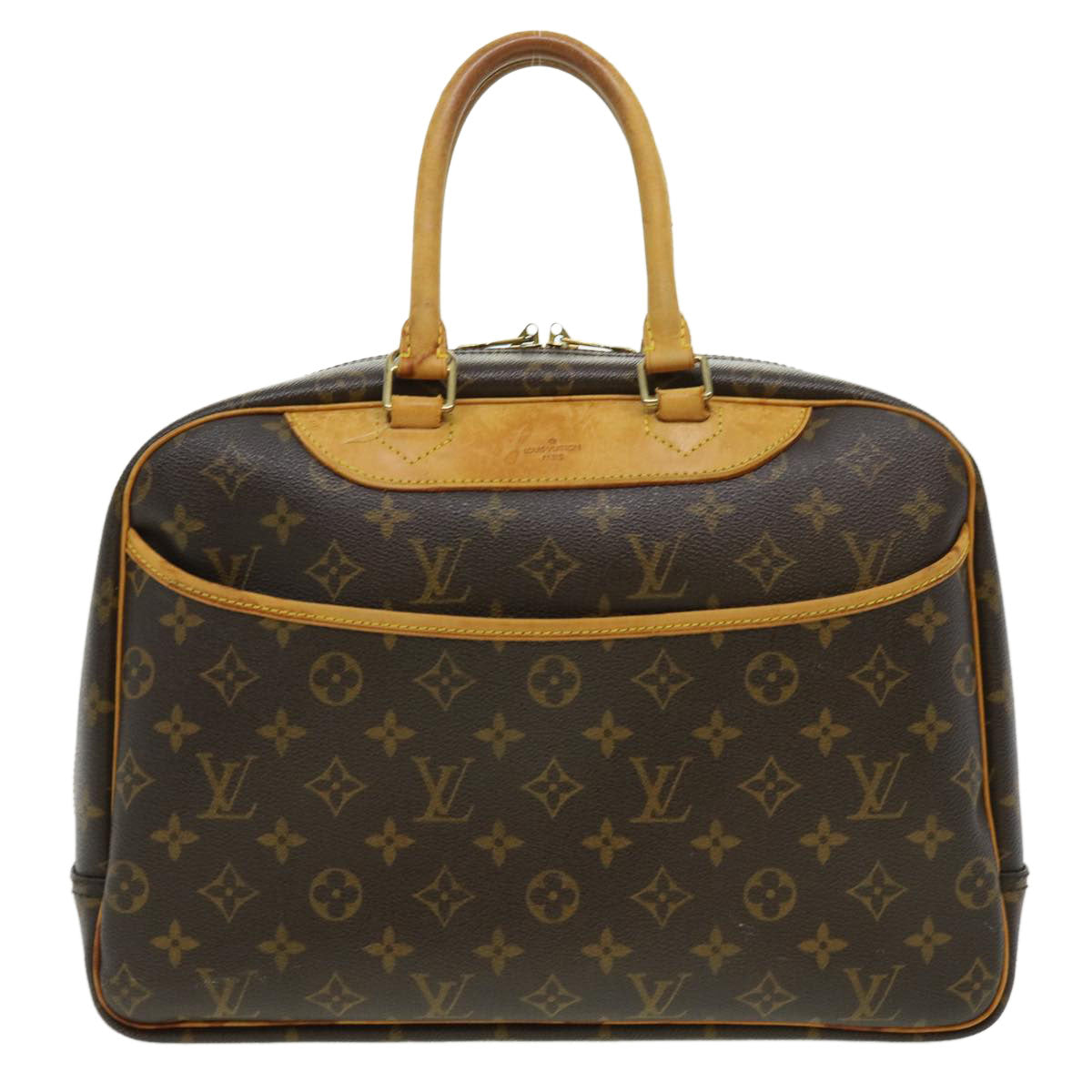 LOUIS VUITTON Monogram Deauville Hand Bag M47270 LV Auth tp349