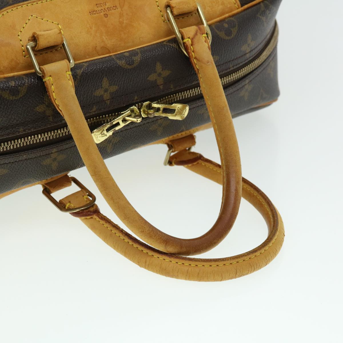 LOUIS VUITTON Monogram Deauville Hand Bag M47270 LV Auth tp349