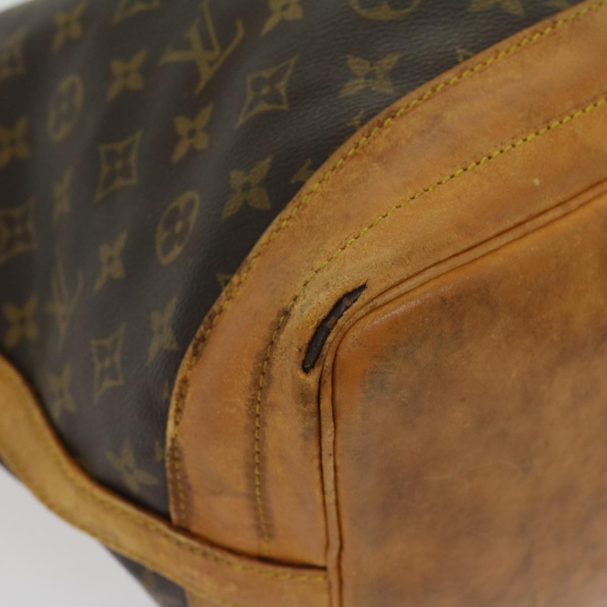 LOUIS VUITTON Monogram Noe Shoulder Bag M42224 LV Auth tp396