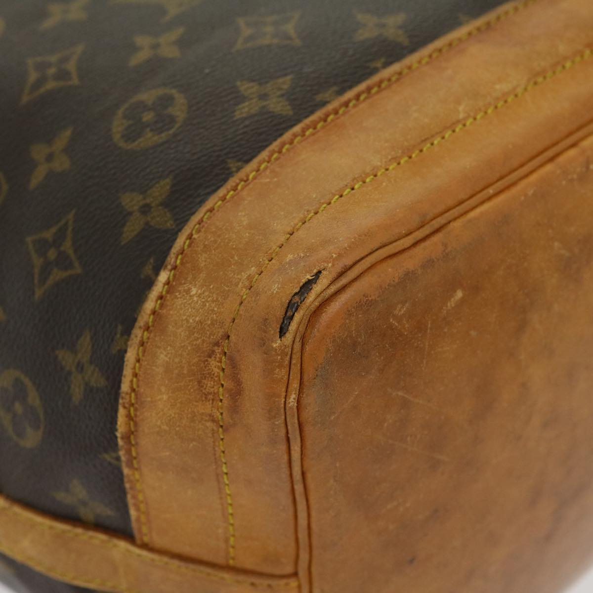 LOUIS VUITTON Monogram Noe Shoulder Bag M42224 LV Auth tp396