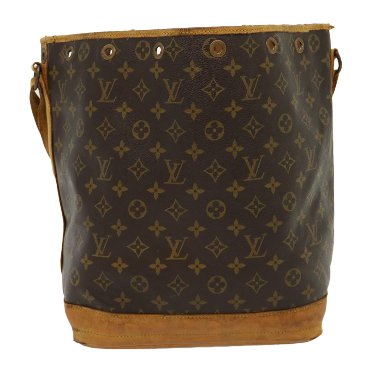 LOUIS VUITTON Monogram Noe Shoulder Bag M42224 LV Auth tp396