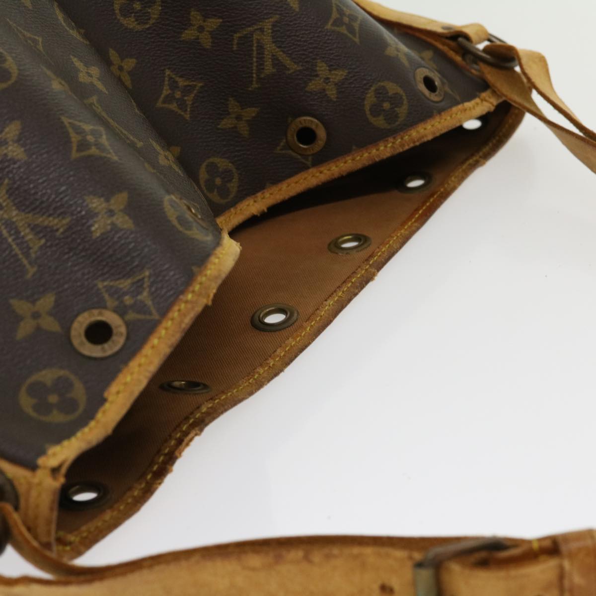 LOUIS VUITTON Monogram Noe Shoulder Bag M42224 LV Auth tp396