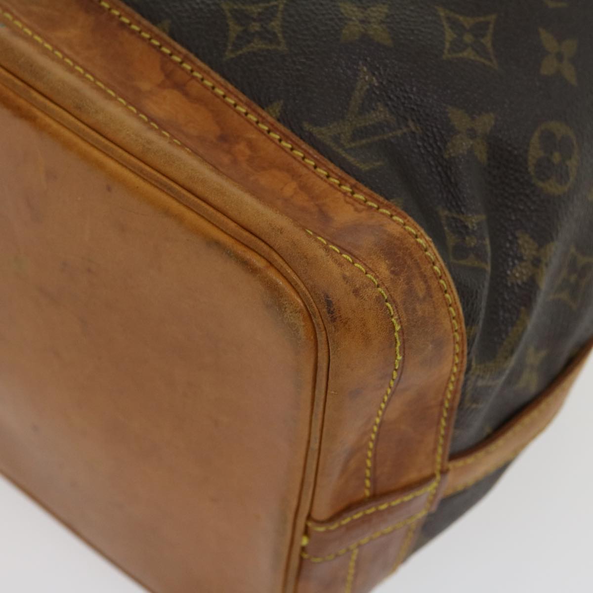 LOUIS VUITTON Monogram Noe Shoulder Bag M42224 LV Auth tp406