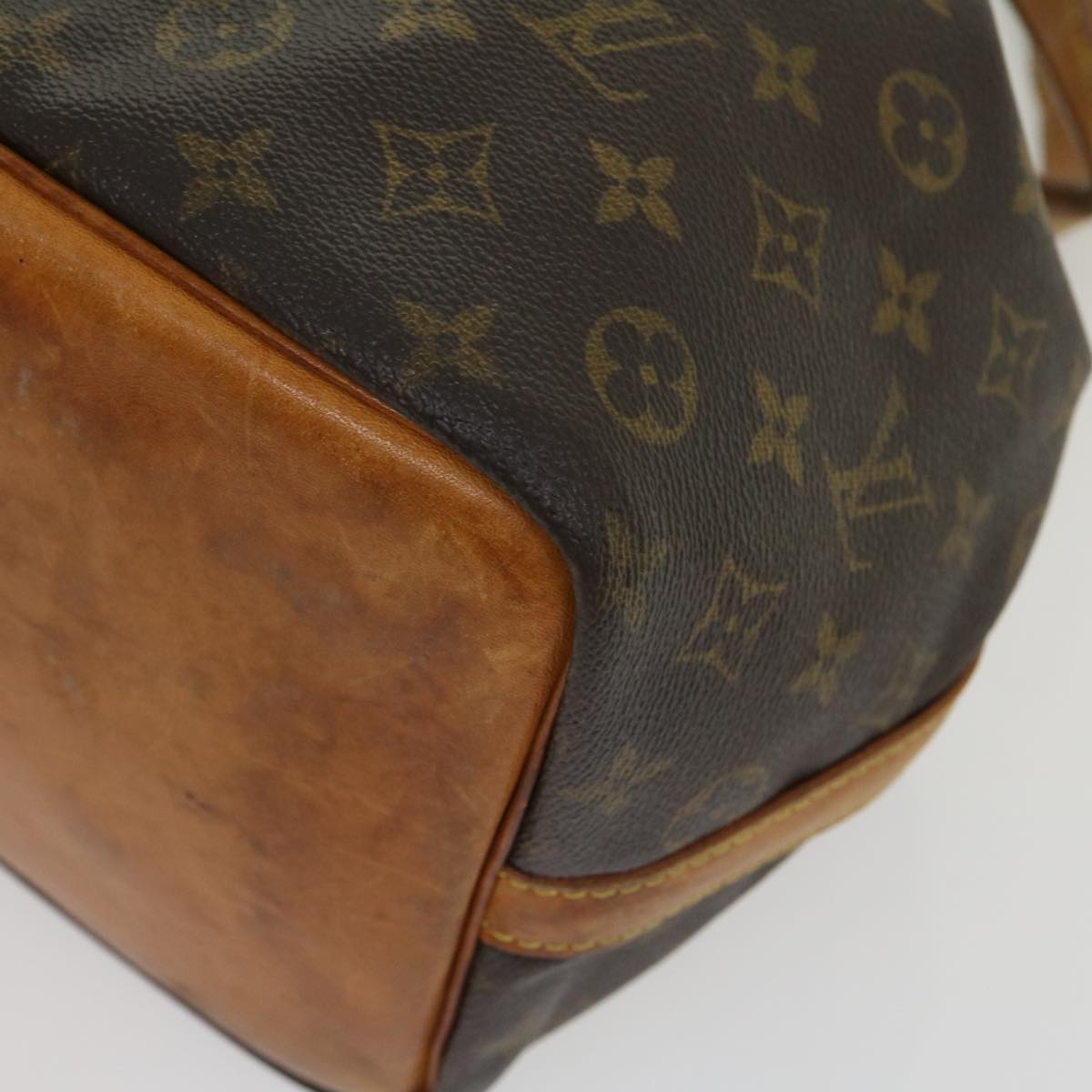 LOUIS VUITTON Monogram Petit Noe Shoulder Bag M42226 LV Auth tp414