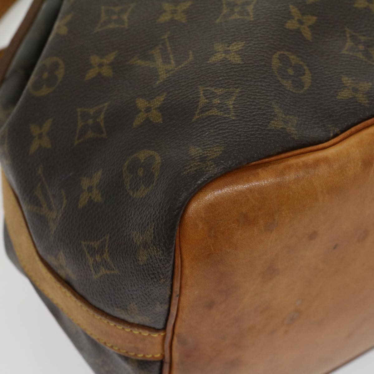 LOUIS VUITTON Monogram Petit Noe Shoulder Bag M42226 LV Auth tp414