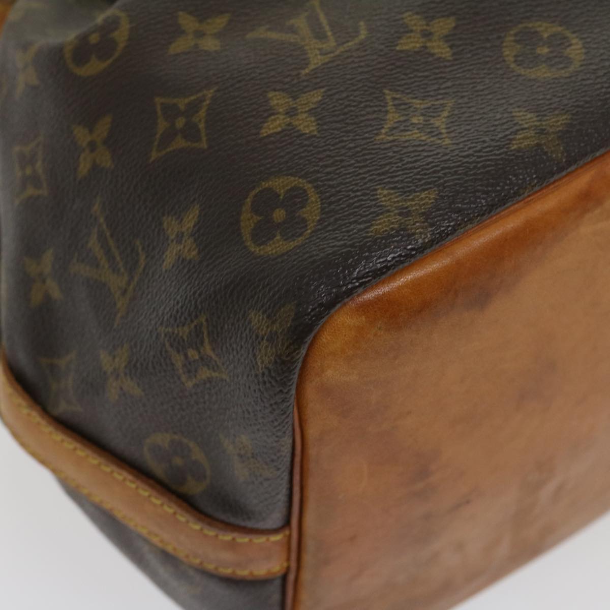 LOUIS VUITTON Monogram Petit Noe Shoulder Bag M42226 LV Auth tp414