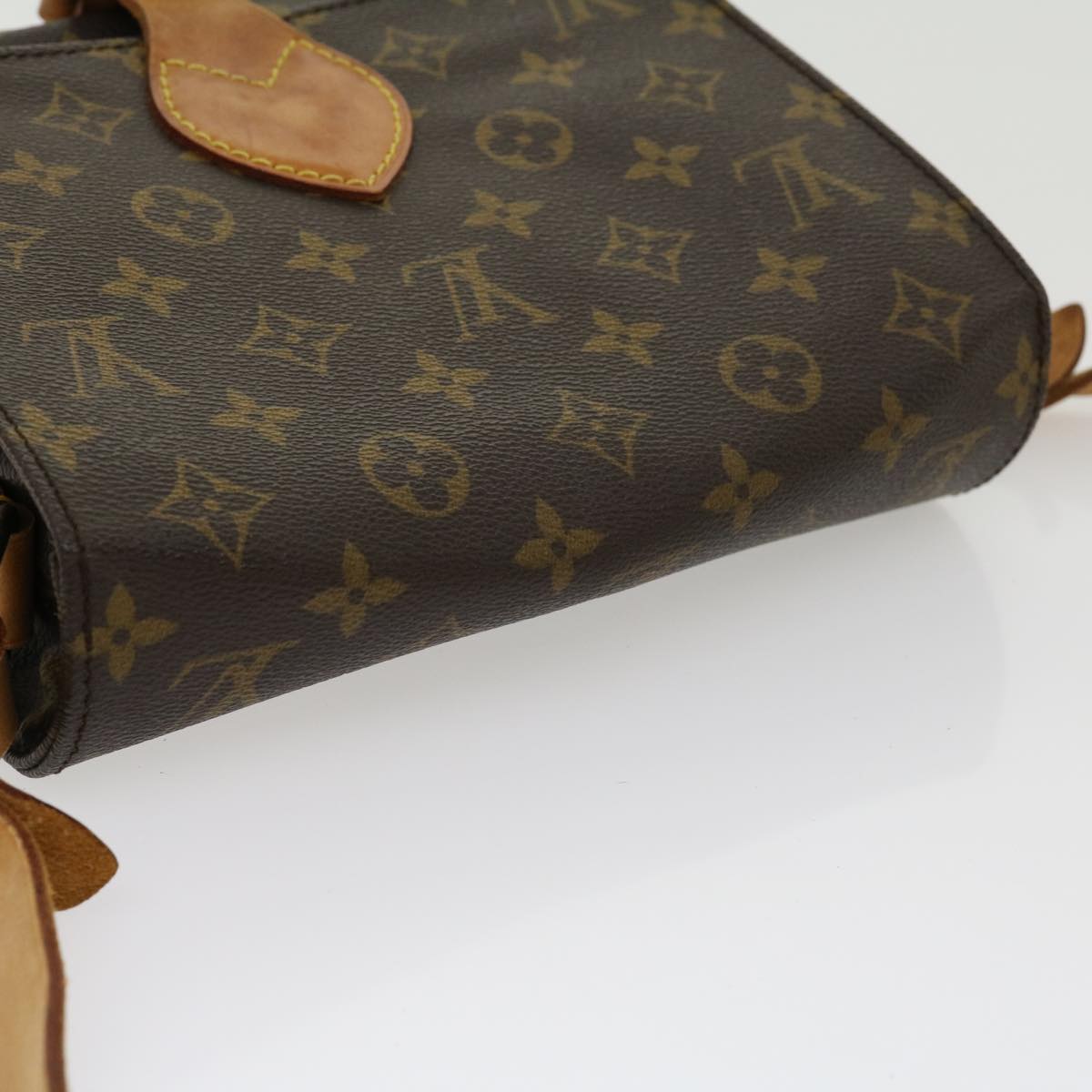 LOUIS VUITTON Monogram Cartouchiere MM Shoulder Bag M51253 LV Auth tp419