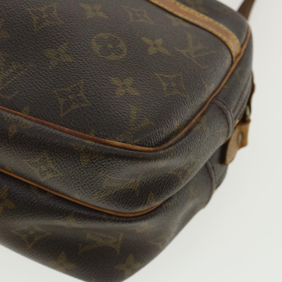 LOUIS VUITTON Monogram Reporter PM Shoulder Bag M45254 LV Auth tp447