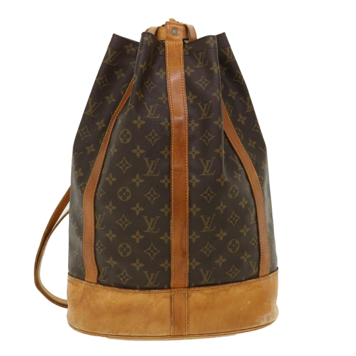 LOUIS VUITTON Monogram Randonnee GM Shoulder Bag M42244 LV Auth tp448