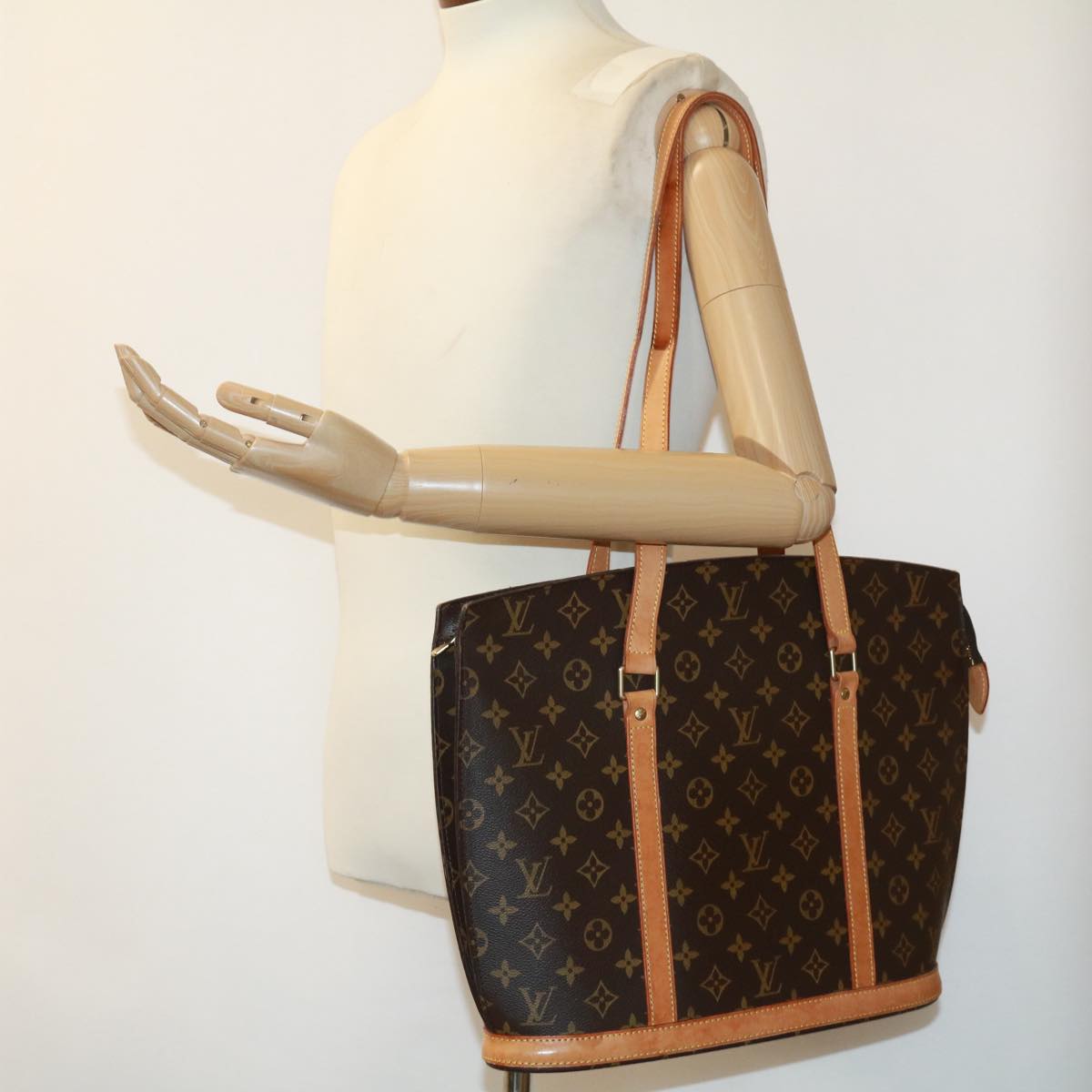 LOUIS VUITTON Monogram Babylone Tote Bag M51102 LV Auth tp456