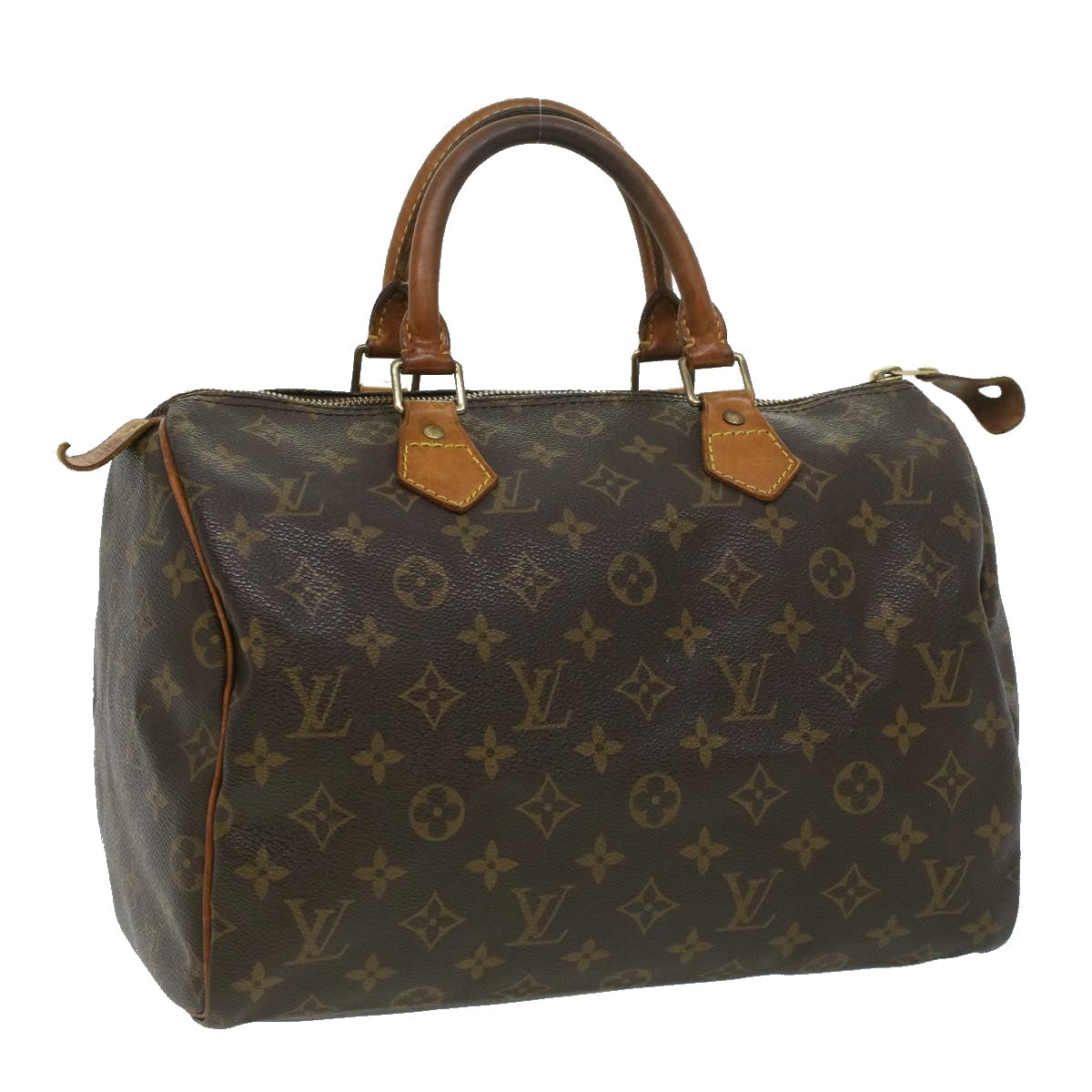 LOUIS VUITTON Monogram Speedy 30 Hand Bag M41526 LV Auth tp457