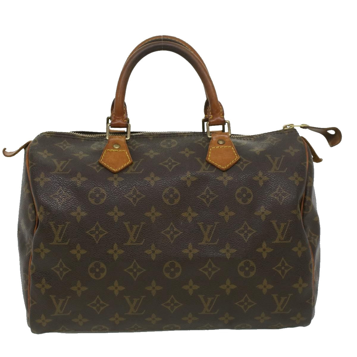 LOUIS VUITTON Monogram Speedy 30 Hand Bag M41526 LV Auth tp457