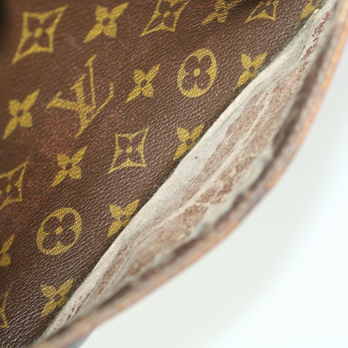 LOUIS VUITTON Monogram Compiegne 28 Clutch Bag M51845 LV Auth tp463