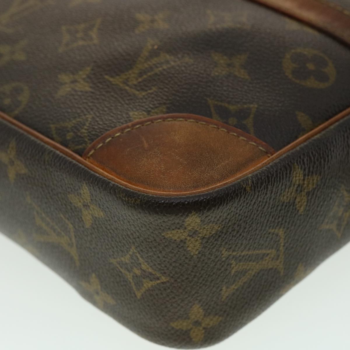 LOUIS VUITTON Monogram Compiegne 28 Clutch Bag M51845 LV Auth tp463