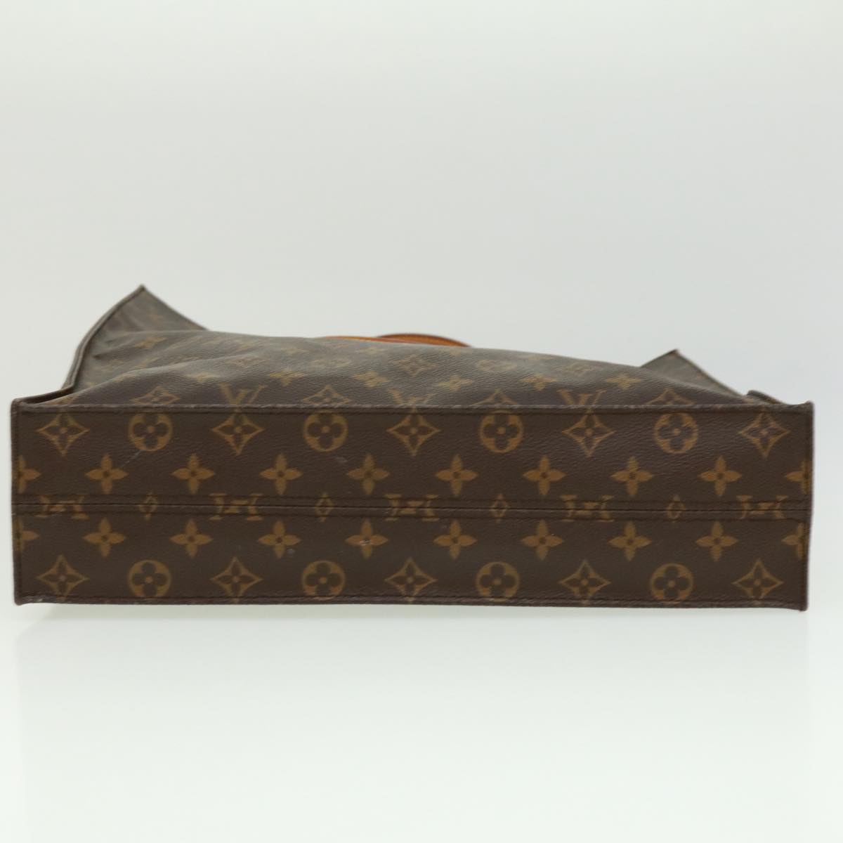 LOUIS VUITTON Monogram Sac Plat Hand Bag M51140 LV Auth tp475