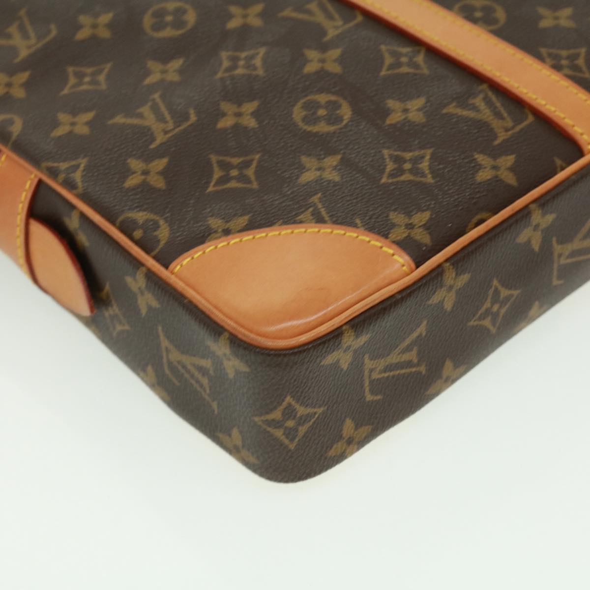 LOUIS VUITTON Monogram Porte Documents Voyage Business Bag M52005 LV Auth tp476