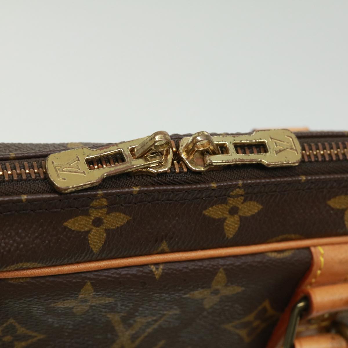 LOUIS VUITTON Monogram Porte Documents Voyage Business Bag M52005 LV Auth tp476