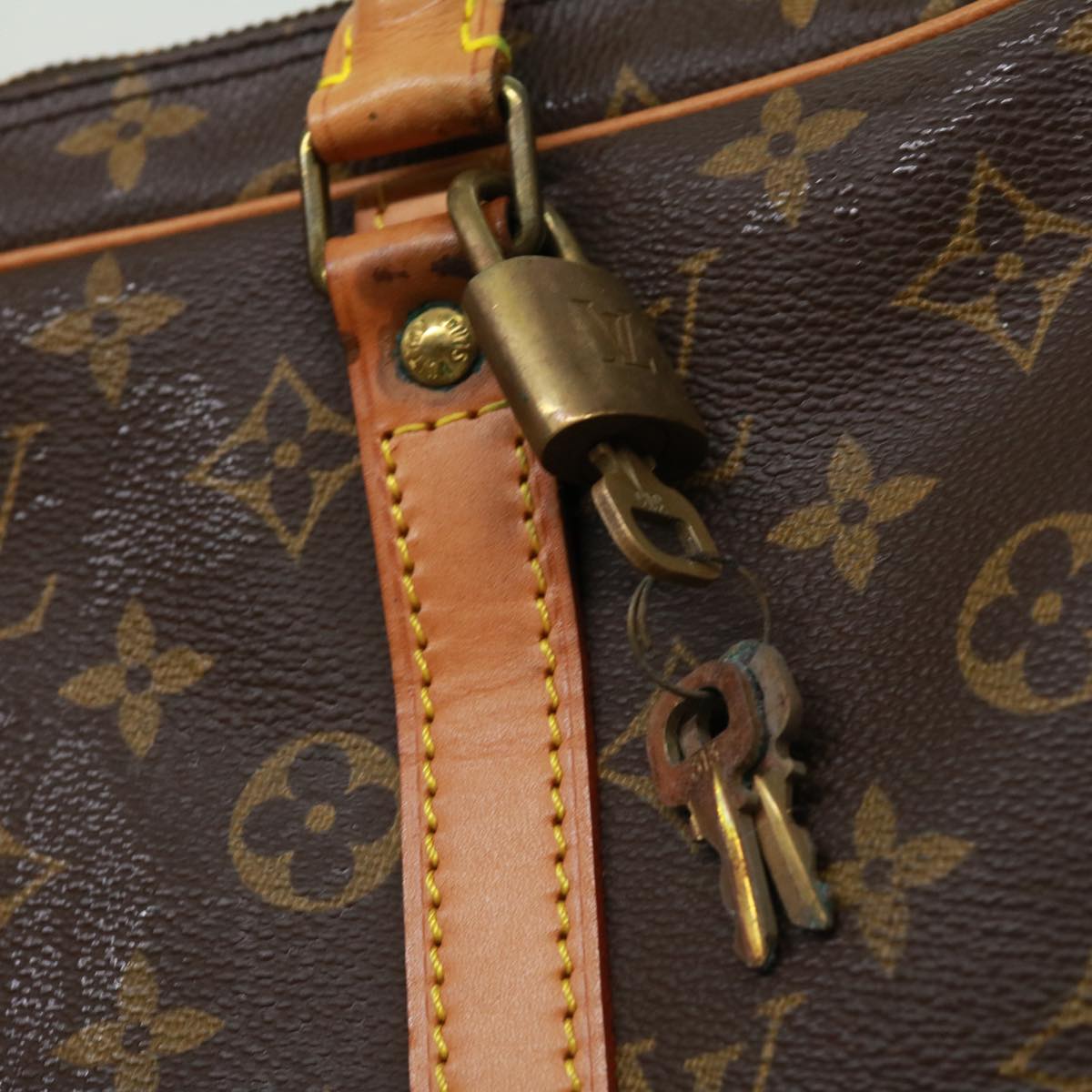 LOUIS VUITTON Monogram Porte Documents Voyage Business Bag M52005 LV Auth tp476