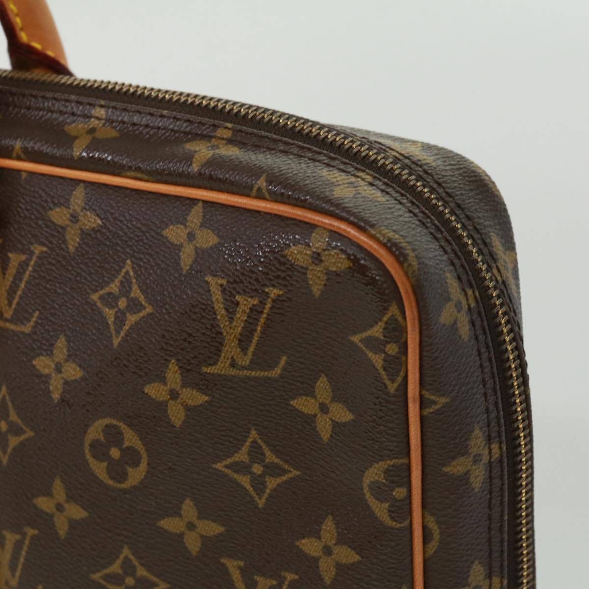 LOUIS VUITTON Monogram Porte Documents Voyage Business Bag M52005 LV Auth tp476