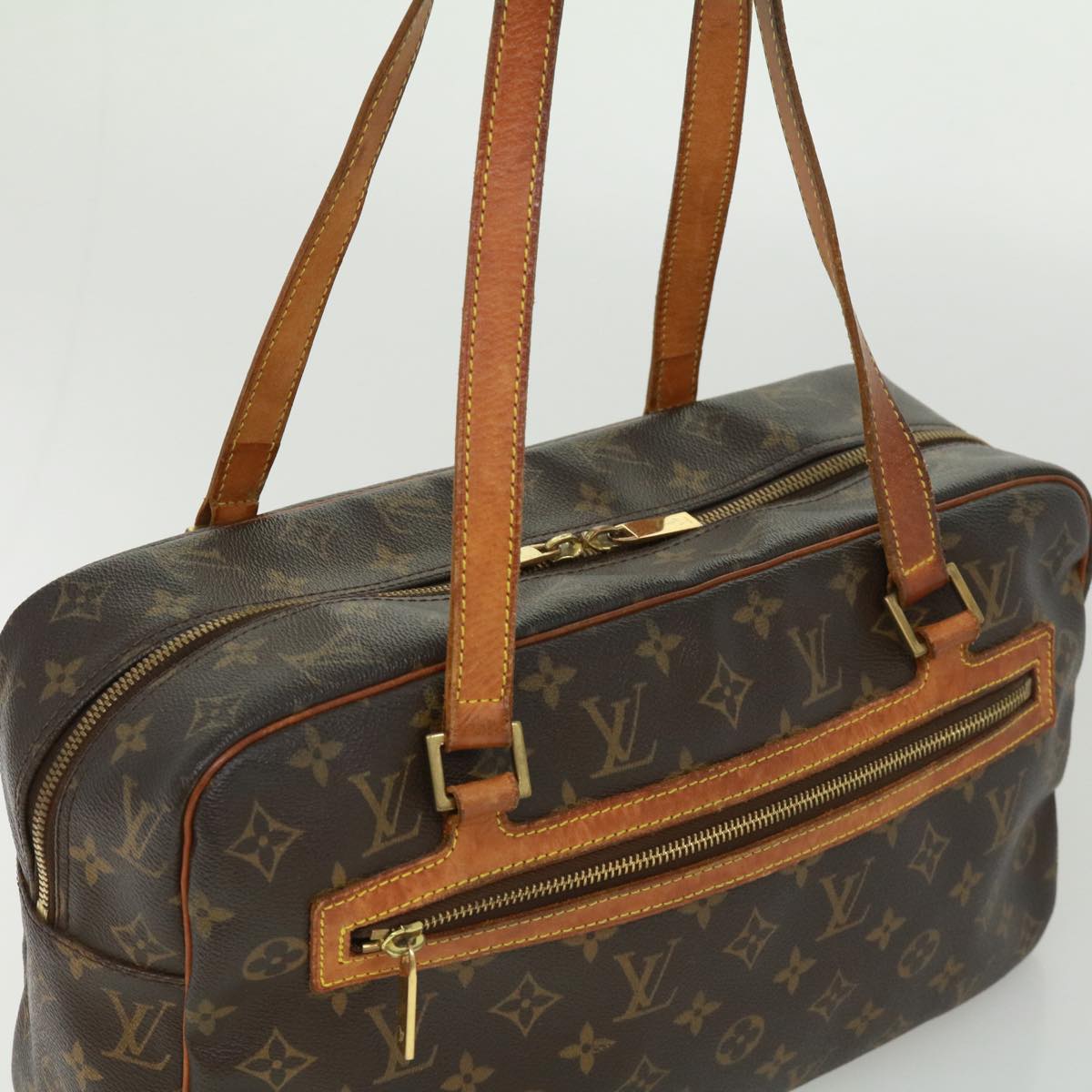 LOUIS VUITTON Monogram Cite GM Hand Bag M51181 LV Auth tp495