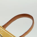 LOUIS VUITTON Monogram Vernis Bleecker Cosmetic Pouch Beige M91002 Auth tp501-9