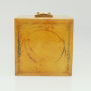 LOUIS VUITTON Monogram Vernis Bleecker Cosmetic Pouch Beige M91002 Auth tp501-7