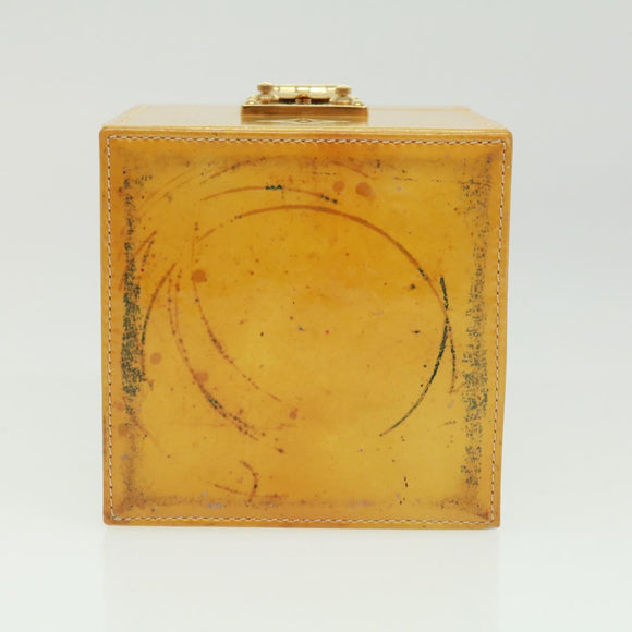 LOUIS VUITTON Monogram Vernis Bleecker Cosmetic Pouch Beige M91002 Auth tp501