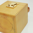 LOUIS VUITTON Monogram Vernis Bleecker Cosmetic Pouch Beige M91002 Auth tp501-15