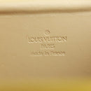 LOUIS VUITTON Monogram Vernis Bleecker Cosmetic Pouch Beige M91002 Auth tp501-22