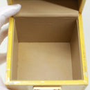 LOUIS VUITTON Monogram Vernis Bleecker Cosmetic Pouch Beige M91002 Auth tp501-23