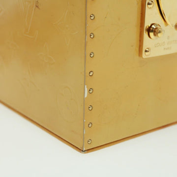 LOUIS VUITTON Monogram Vernis Bleecker Cosmetic Pouch Beige M91002 Auth tp501 - 0