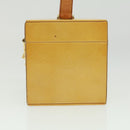 LOUIS VUITTON Monogram Vernis Bleecker Cosmetic Pouch Beige M91002 Auth tp501-5